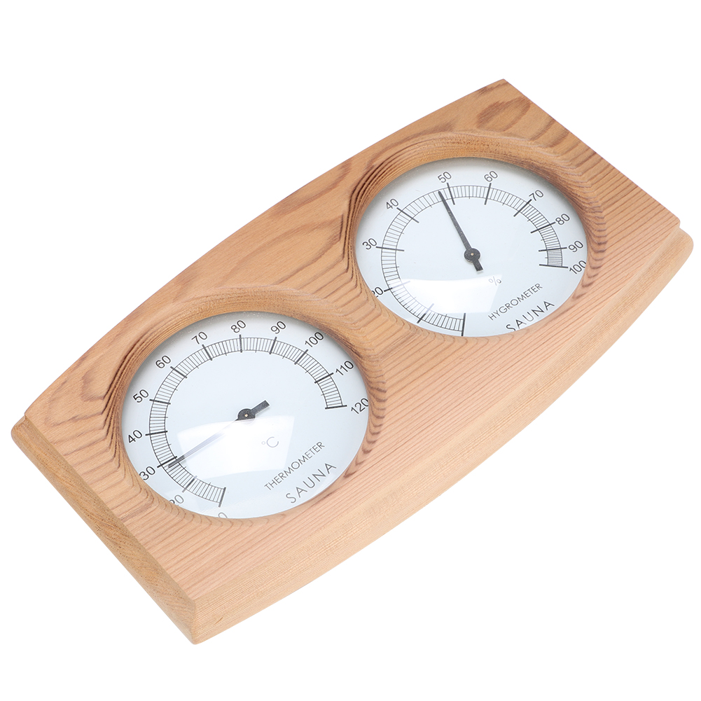 2-in-1-holz-thermo-hygrometer, Thermometer, Hygrometer, Sauna- Und Dampfbadzubehör