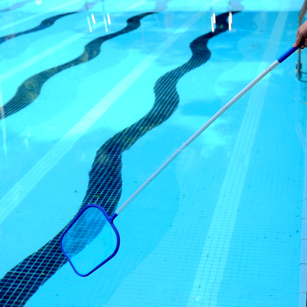 Professionelles Flachwasser-laubnetz Für Schwimmbecken Mit Abnehmbarer Stange
