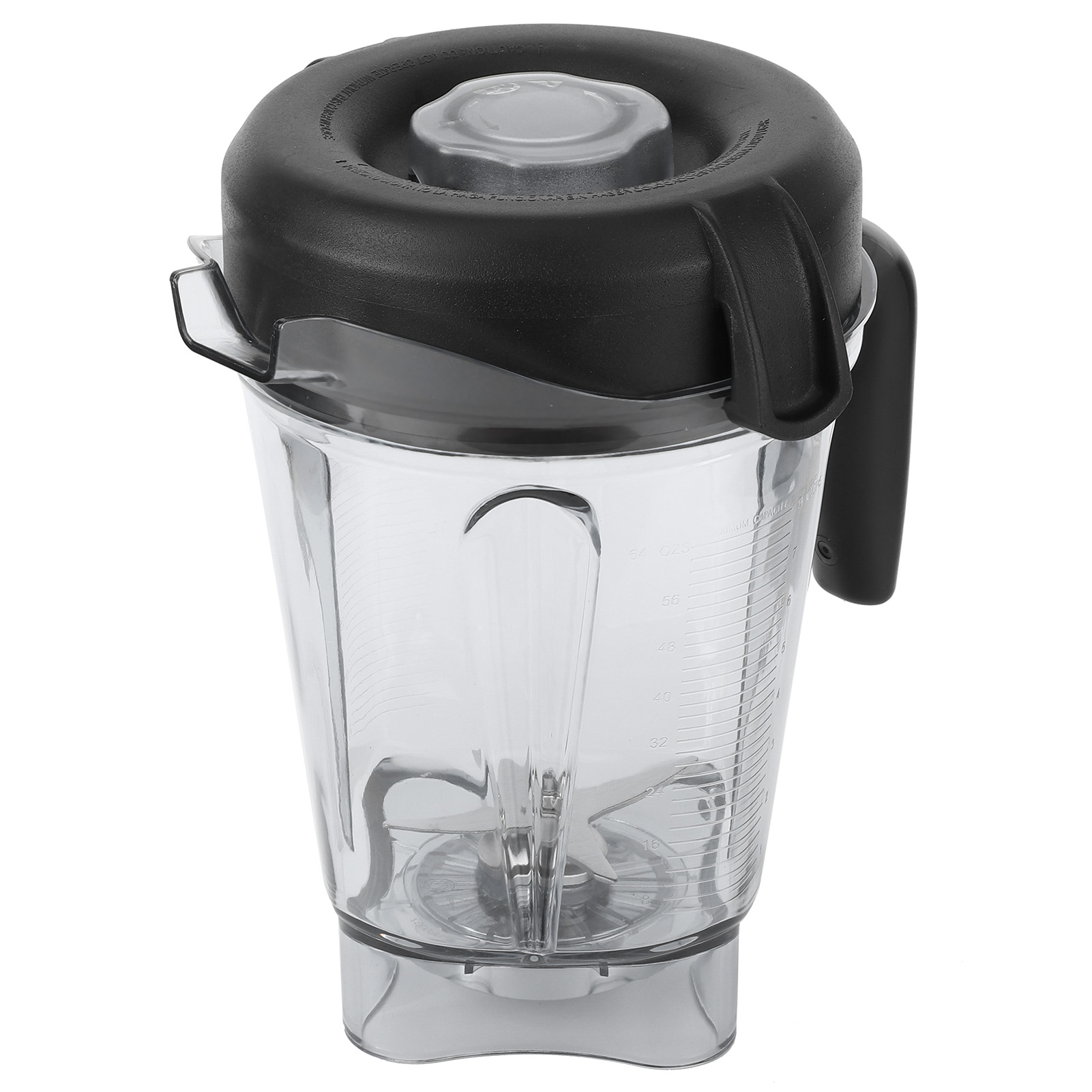 Transparenter Behälter Für Küchenmixer Mit Ersatzdeckel Und Klinge, Passend Für Behälter Mit 1,9 Litern Fassungsvermögen (64 Oz).