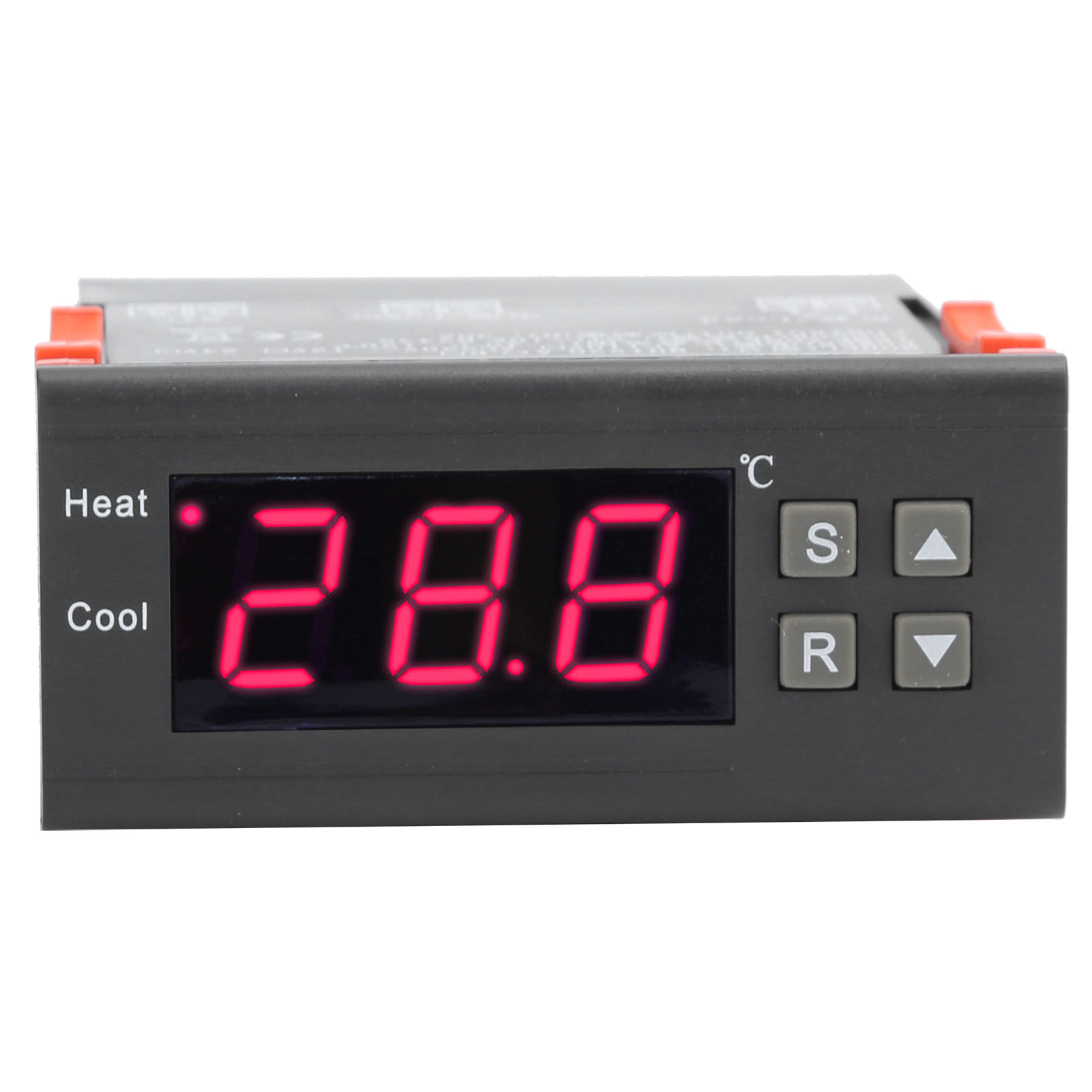 Elektronischer Digitaler Thermostat Mit Zwei Ausgängen, Temperaturregler Für Fußbodenheizung, 200 V Ac
