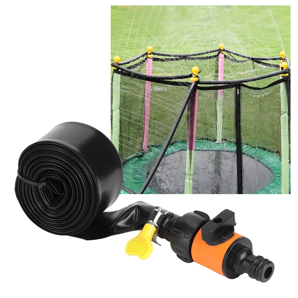Trampolin-wassersprinkler-schlauch, Garten-kühl-bewässerungsgerät, Kinder-sommer-outdoor-wasserspielzeug, 12 M