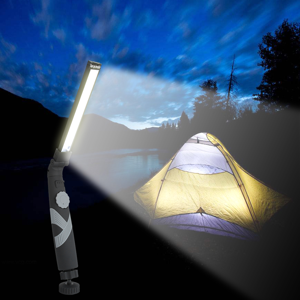 Tragbare Led-arbeitsleuchte, Usb-aufladbar, Faltbar, Taschenlampe, Notlicht