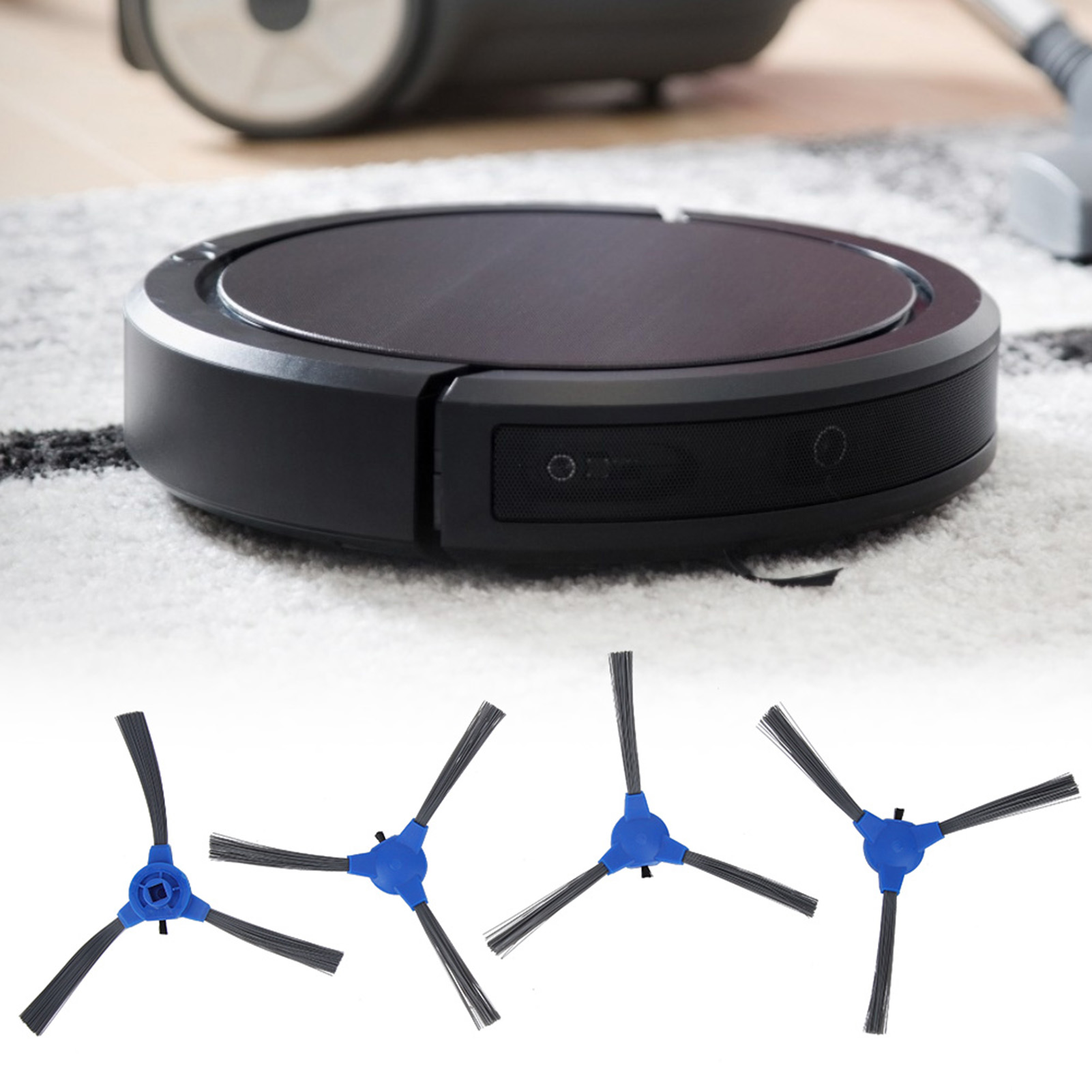 8-teiliges Seitenbürsten-set Für Eufy Robovac 11s Und Robovac 30 Saugroboter-zubehör
