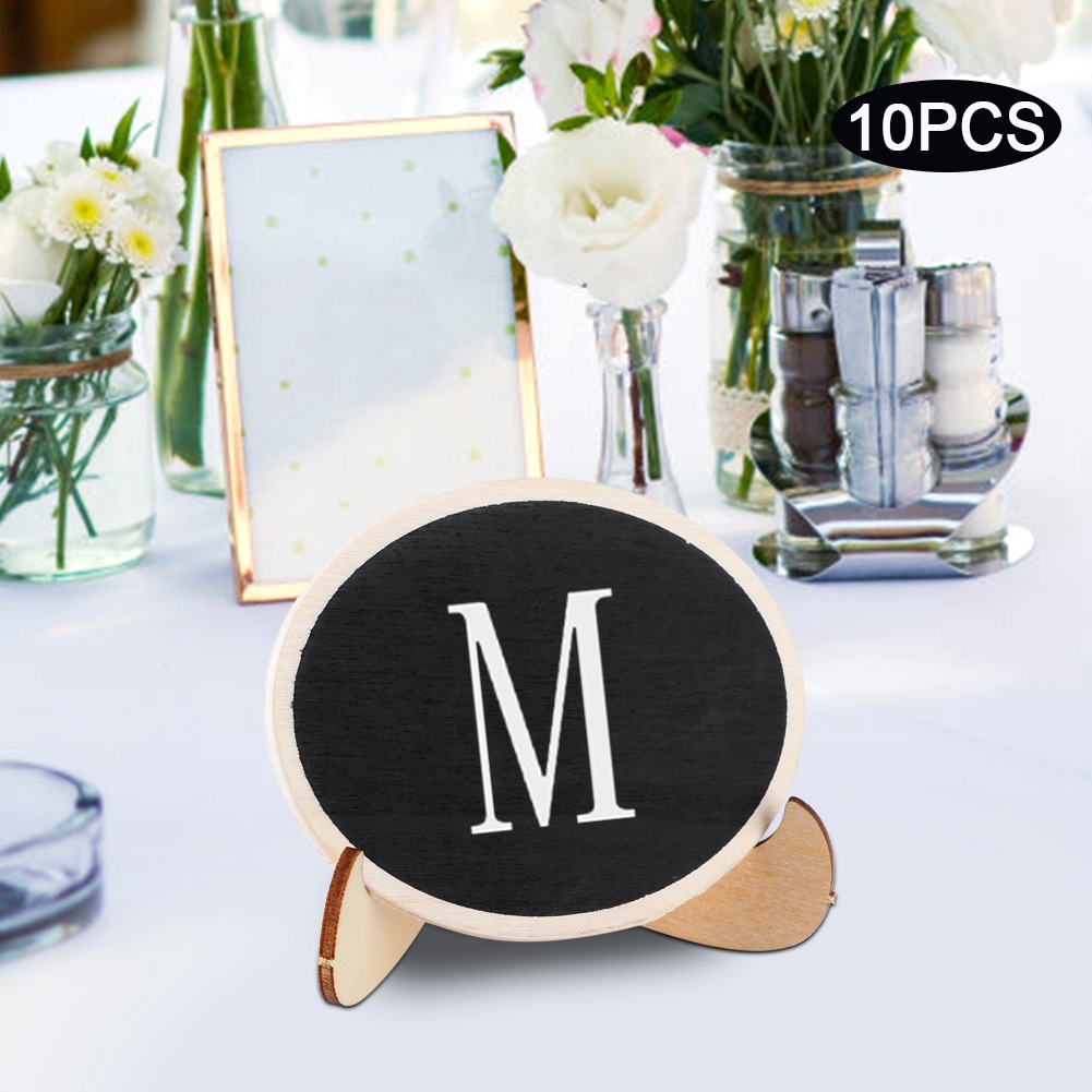 10 Stück Mini-holztafeln, Tischdekoration, Schreibtisch-nachrichtentafeln, Ornamente Für Hochzeitsdekoration