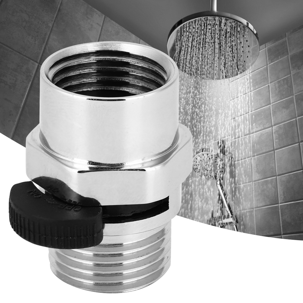 1/2-zoll-duschkopf-sprühkopf-durchflussregelventil-absperrventil-adapter Badezimmerzubehör
