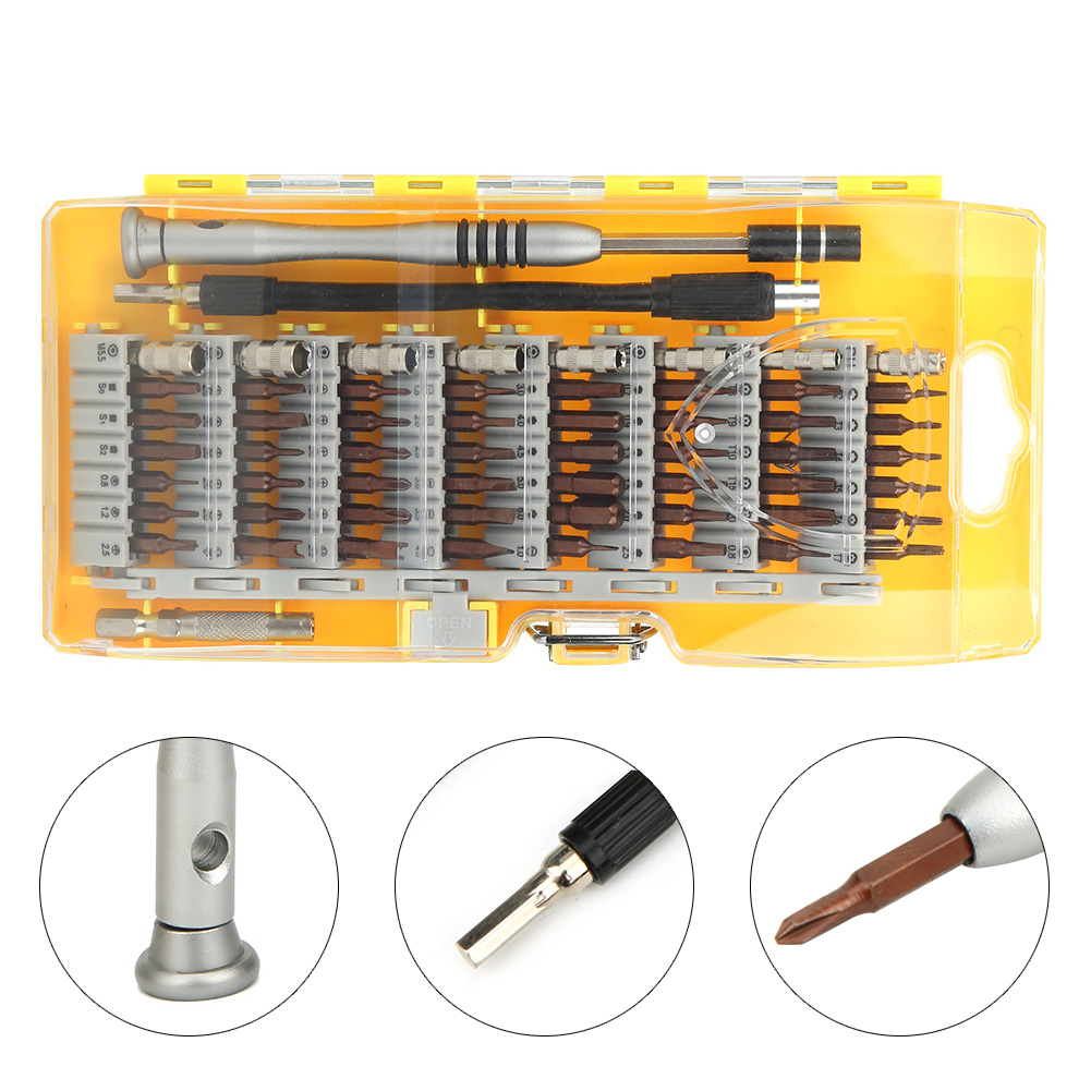 60-in-1 Multifunktions-schraubendreher-bit-set Zum Zerlegen Und Reparieren Von Handys Und Brillen