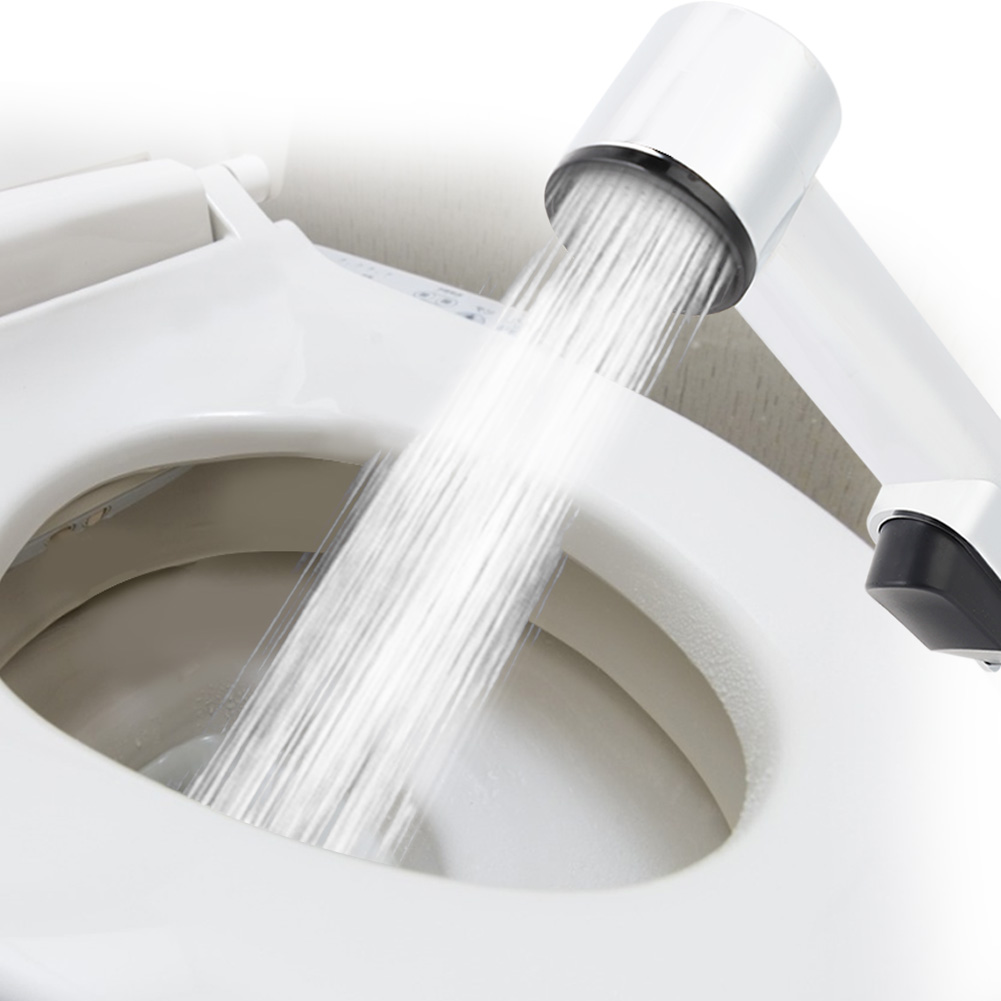 Galvanisierter Wc-bidet-adapter, Sprühkopf, Handbrausekopf, Wandhalterung, Schlauchset