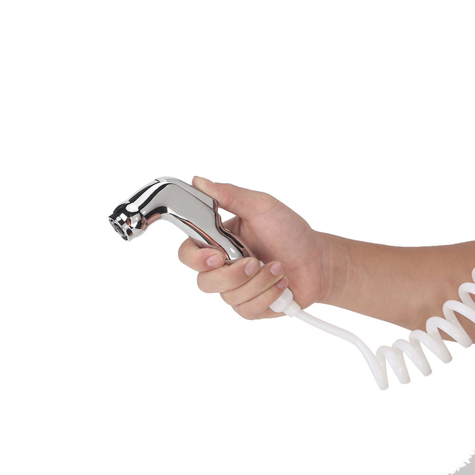 Abs-handbrausekopf Für Wc Und Bidet Mit Pu-federrohr G1/2" Bsp