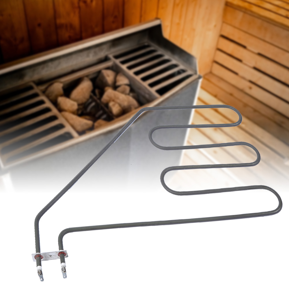 Elektrisches Heizelement Für Saunaofen, Edelstahl, Gerades Heizelement, Sauna-heizelementkomponente Sav-1500w