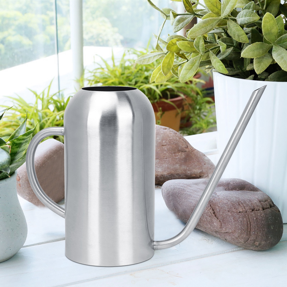 1,5-liter-gießkanne Aus Edelstahl Für Sukkulenten, Pflanzen Und Gartenblumen