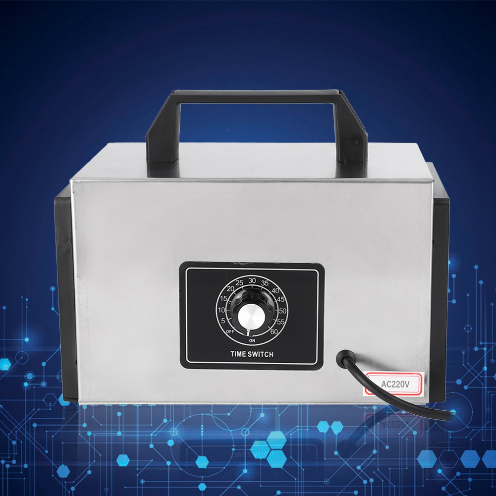 20g Ozonisator Mit Zeitschaltuhr, Ozongenerator, Luftreiniger Für Zuhause Und Gewächshaus, Eu-stecker 220v