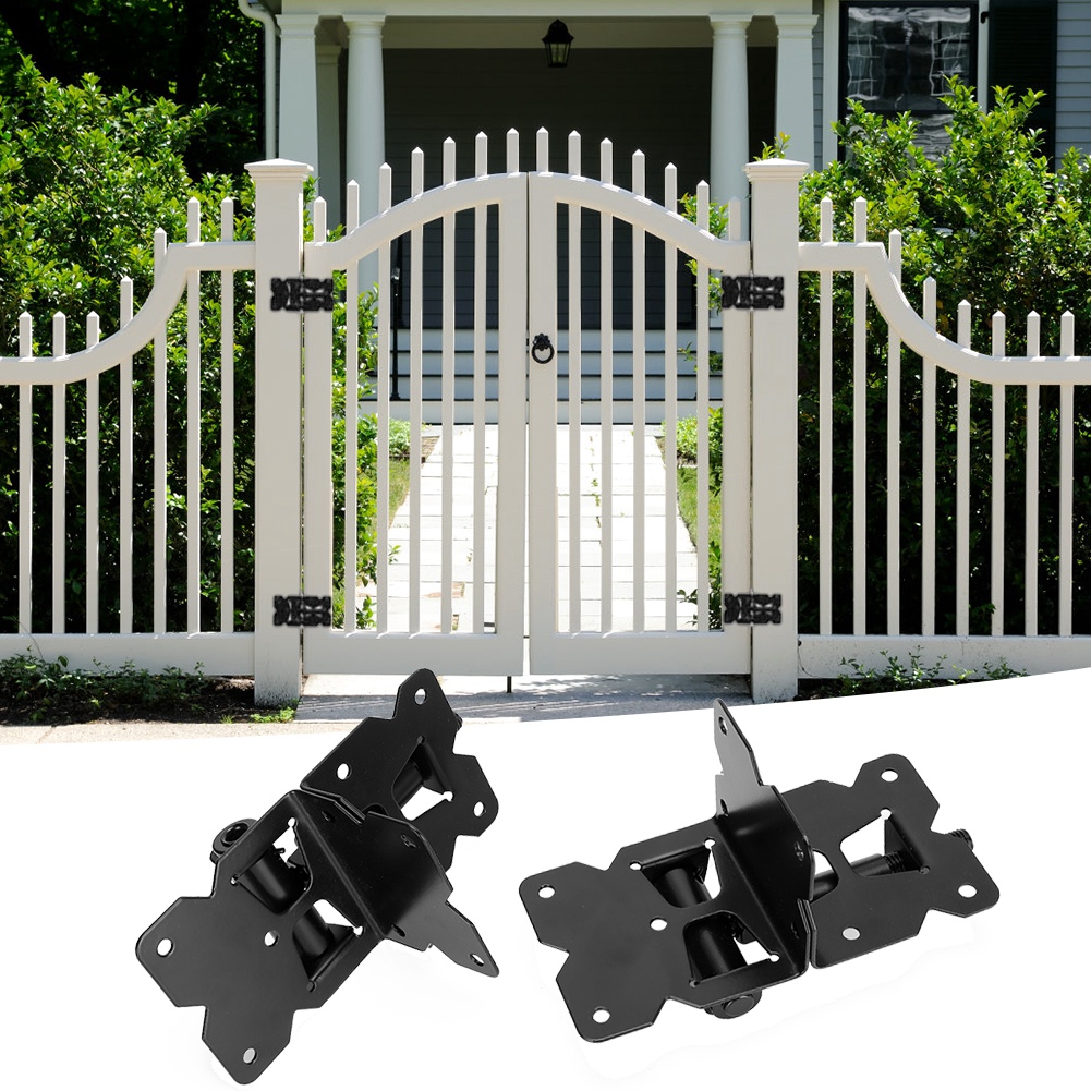 2 Stück Edelstahl-zaun- Und Torscharniere, Gartentürscharniere, Gartenzubehör