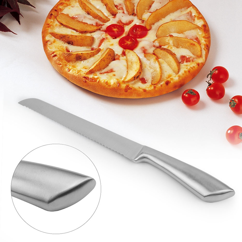 Stück Backmesser Aus Edelstahl, Kuchen- Und Brotschneider, Küchenwerkzeug