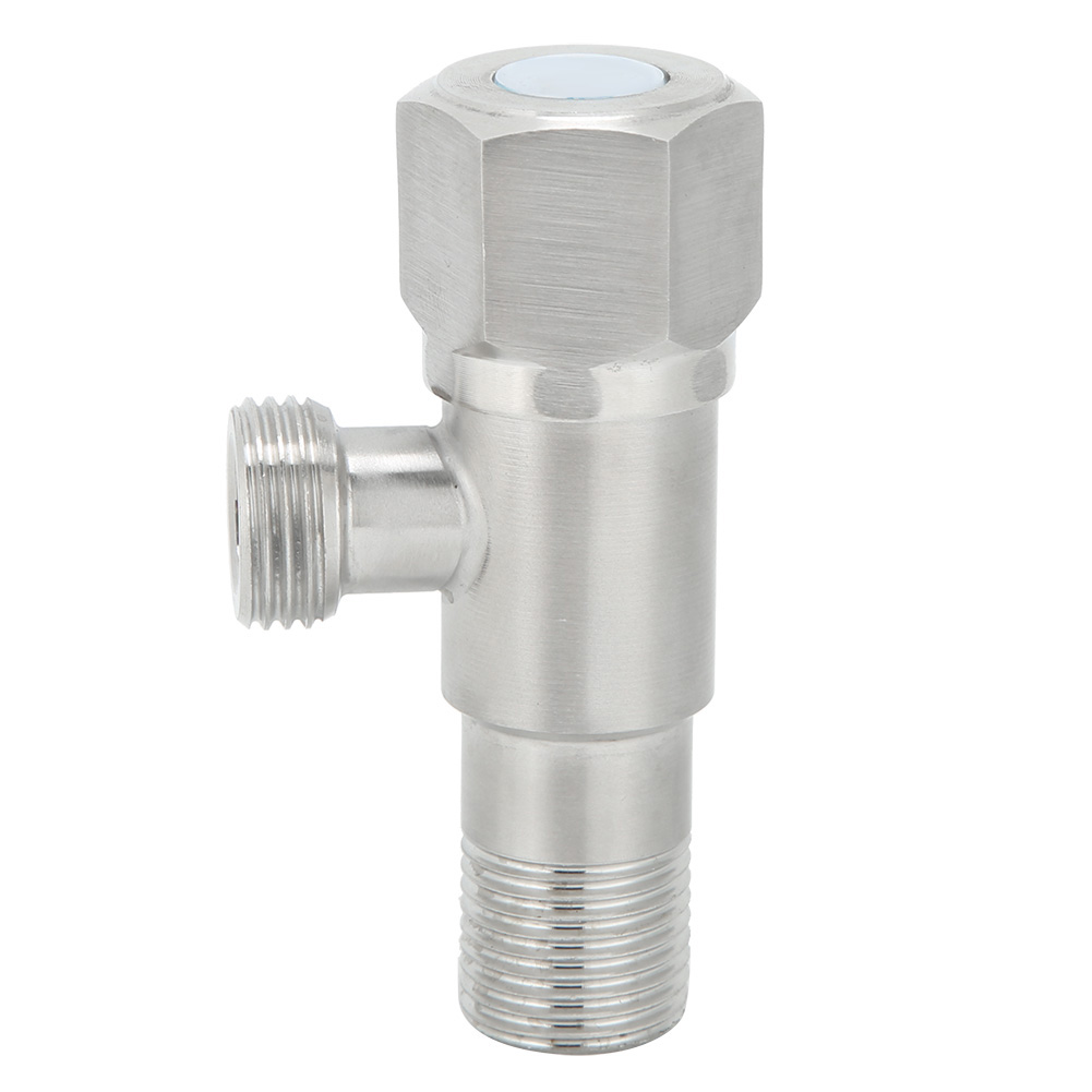 G1/2-zoll-eckventil Aus Gebürstetem Edelstahl Für Wasserhahn, Toilette, Warmwasserbereiter, Absperrventil-zubehör