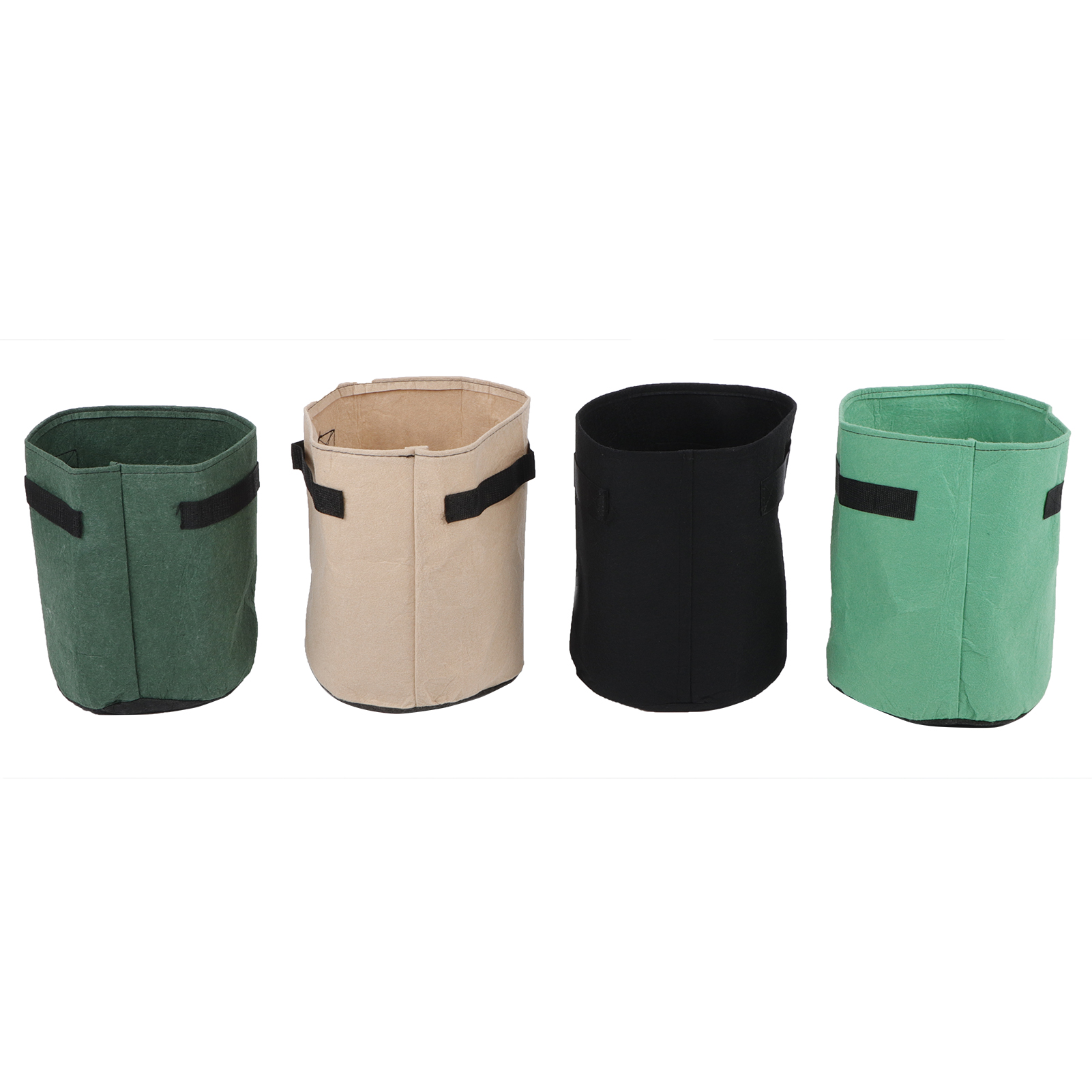 4er-set Gartenfilz-pflanzbeutel Für Drinnen Und Draußen, Gemüse- Und Blumentöpfe, Gartenwerkzeug