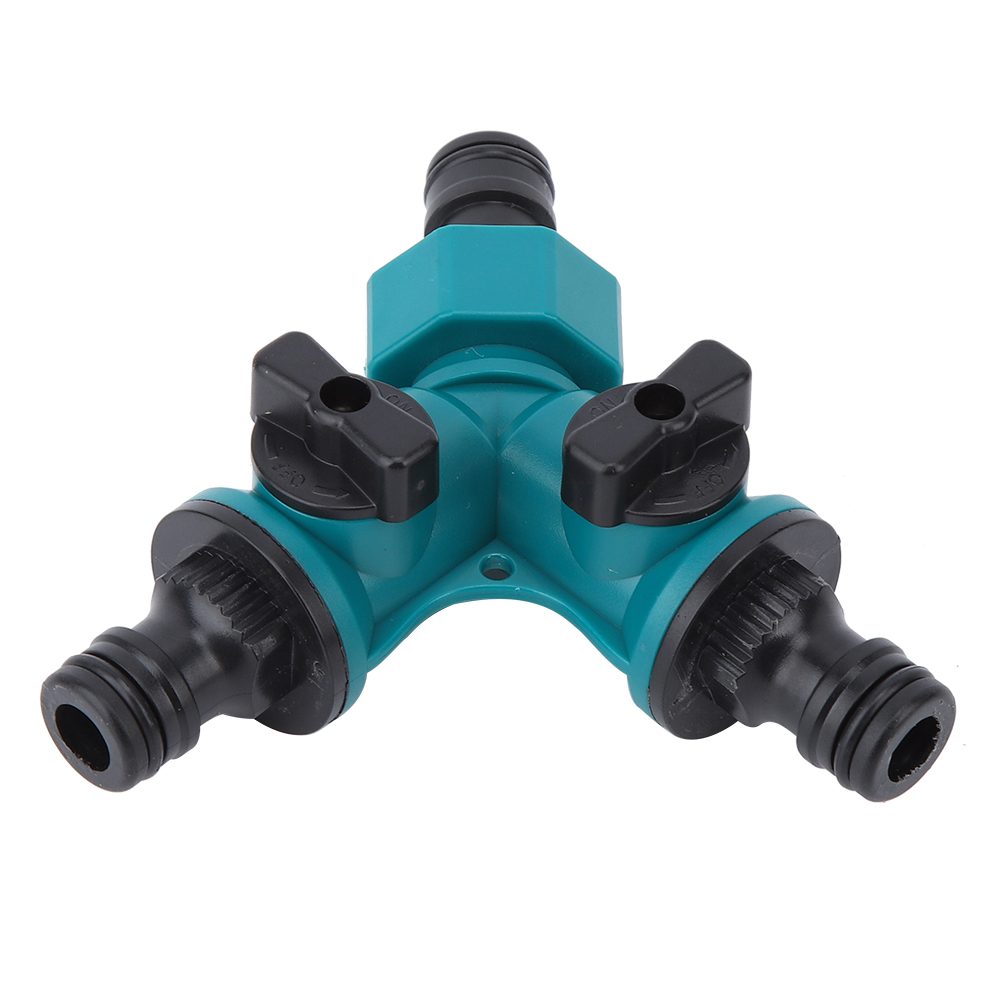 2 Stück Dreiwege-adapter Y-verbinder Wasserrohrverbindung Mit Schalter