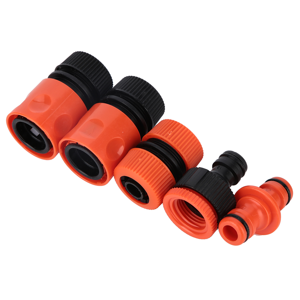 5 Stück G1/2" Abs-schlauchverbinder Für Gartenbewässerung, Passend Für Pvc-wasserrohre