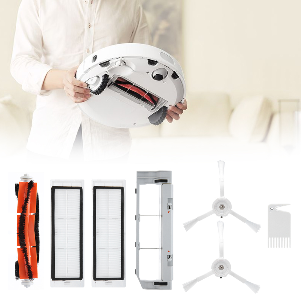 7-teiliges Hauptbürstenfilter-set, Ersatzzubehör Passend Für Xiaomi Mijia Saugroboter