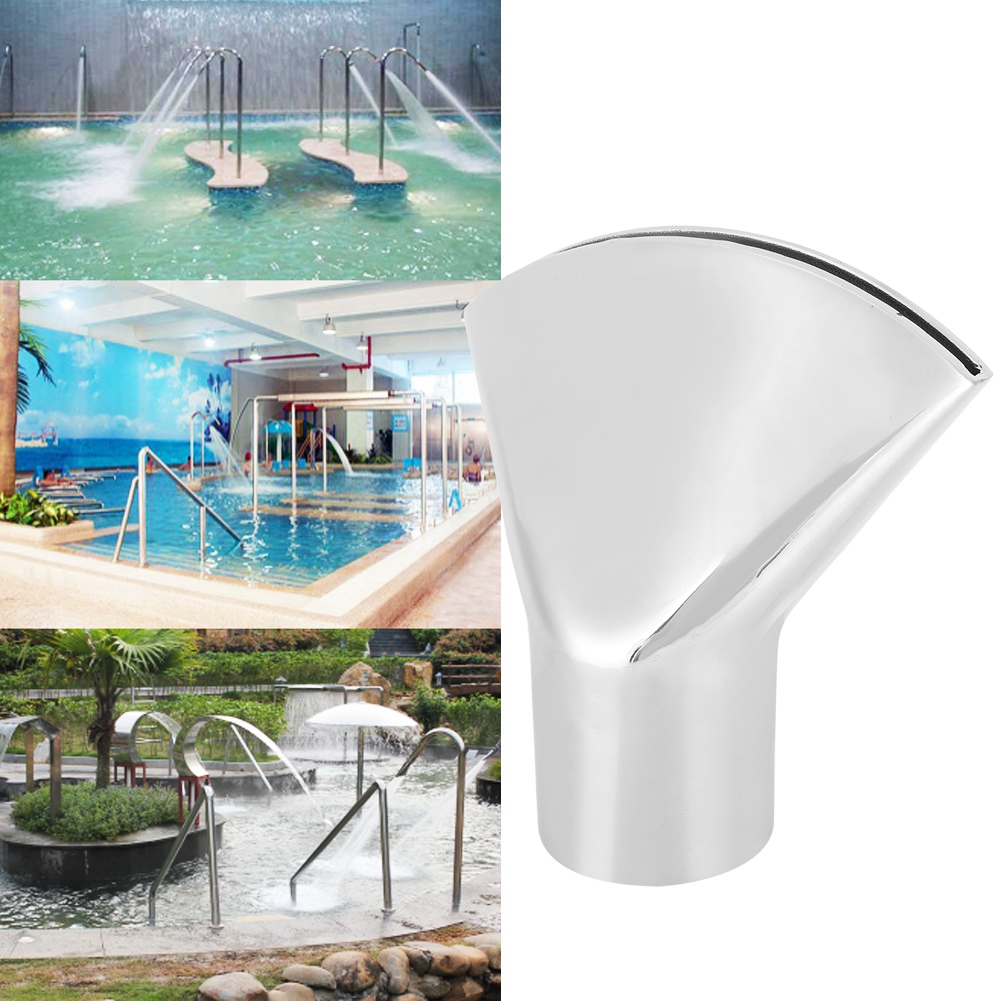 Richtungsgebende Fächerförmige Springbrunnendüse Mit Innengewinde Für Landschaftsgestaltung, Geeignet Für Whirlpools Und Schwimmbäder (g2in Dn50)