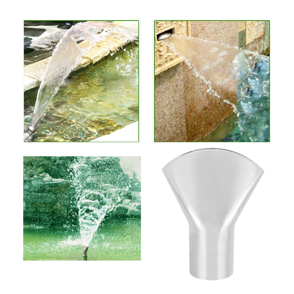 Richtungsgebender Fächerförmiger Springbrunnenkopf Mit Innengewinde Für Landschaftsgestaltung, Geeignet Für Whirlpools Und Schwimmbäder (g1-1/2 Zoll Dn40)