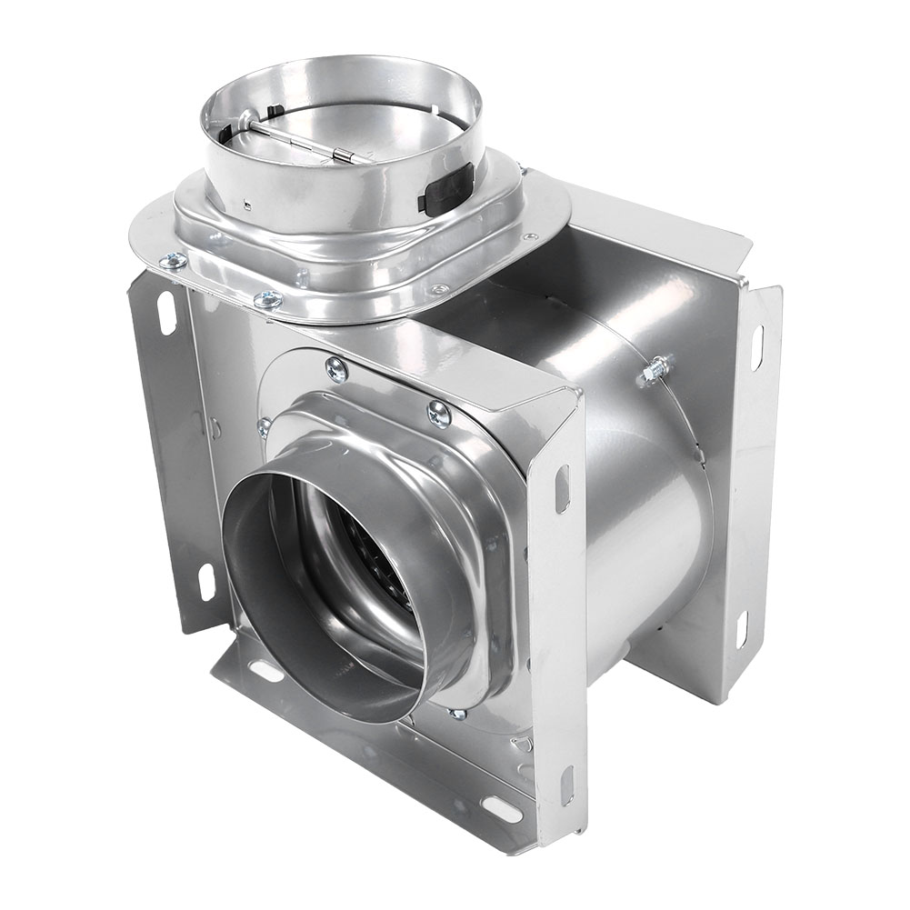 250 M³/h Luftvolumenstrom, 4-zoll-rohr-abluftventilator, Verdeckter, Leiser Lüftungsventilator Für Hotels, 220 V