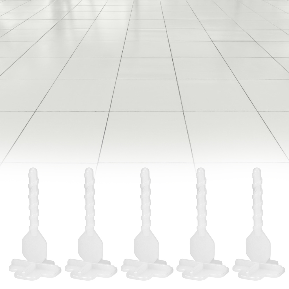 100 Stück/set Wiederverwendbare Fliesen-nivellier-abstandshalter, Bodenausgleichs-nivellier-abstandshalter In "+"-form (01)