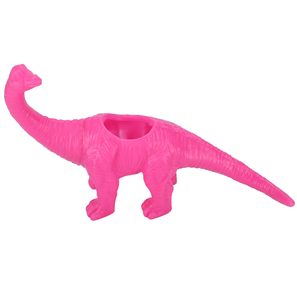 Dinosaurier-tierblumentopf, Kaktus-sukkulenten-pflanztopf, Gartendekoration (rosarot)