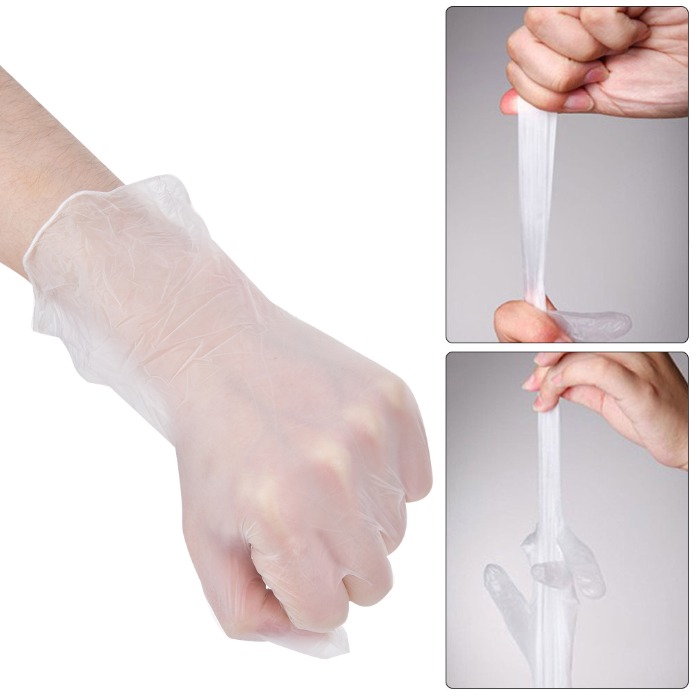50 Paar/box Transparente Einweg-pvc-handschuhe Für Den Täglichen Gebrauch, Sicher Und Sicher.