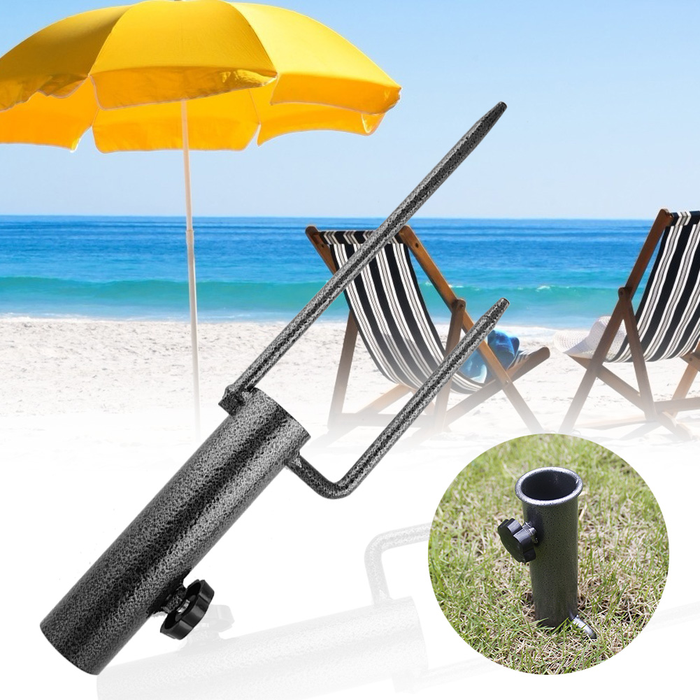 Sonnenschirmanker, Strandschirmhalter, Sandschraubenständer, Angelruten-outdoor