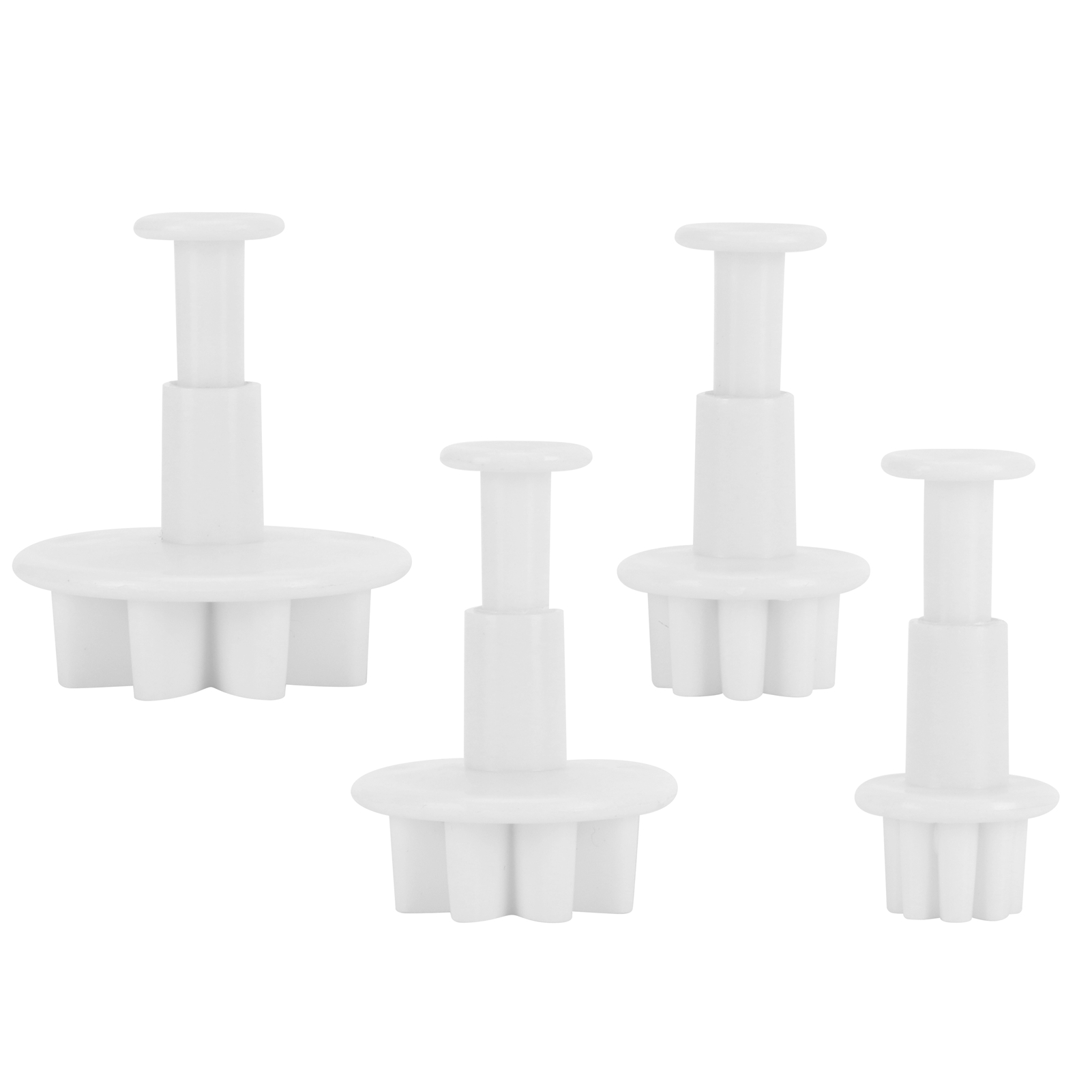 4-teiliges Tortendekorations-ausstechformen-set Mit Blumenmuster, Fondant-ausstecherform, Diy-backutensilien