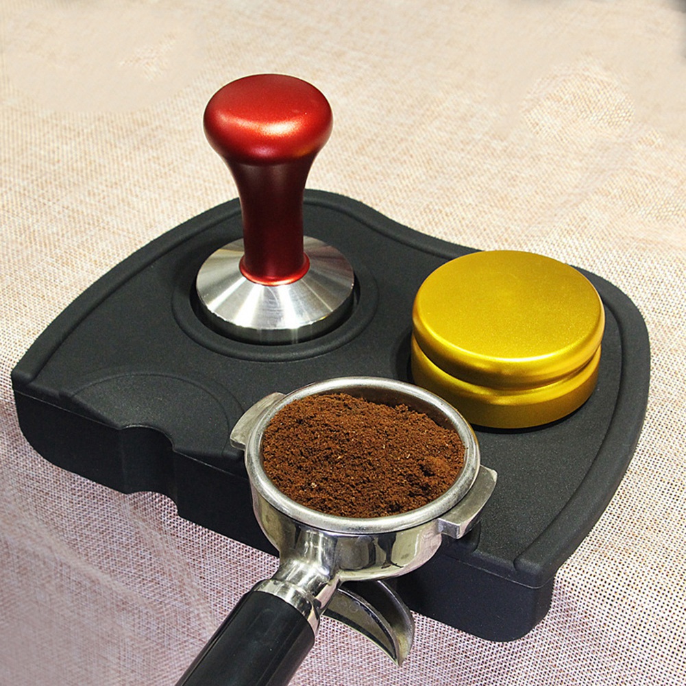 Silikon-kaffeetampermatte Für Den Haushalt, Rutschfeste Tamperhalterung, Kaffeezubehör
