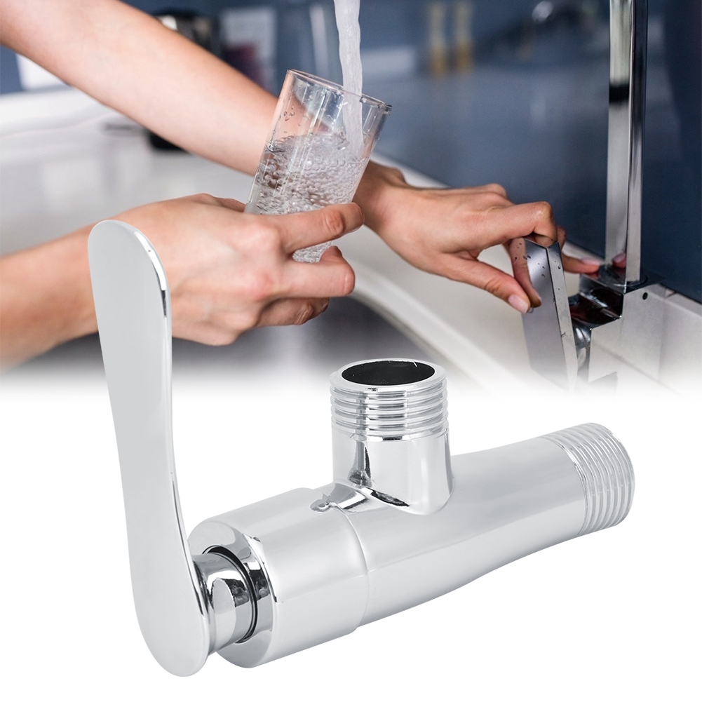 G1/2-zoll-wasserabsperrventil Aus Zinklegierung, Eckventil Für Wasserhähne, Haushaltszubehör