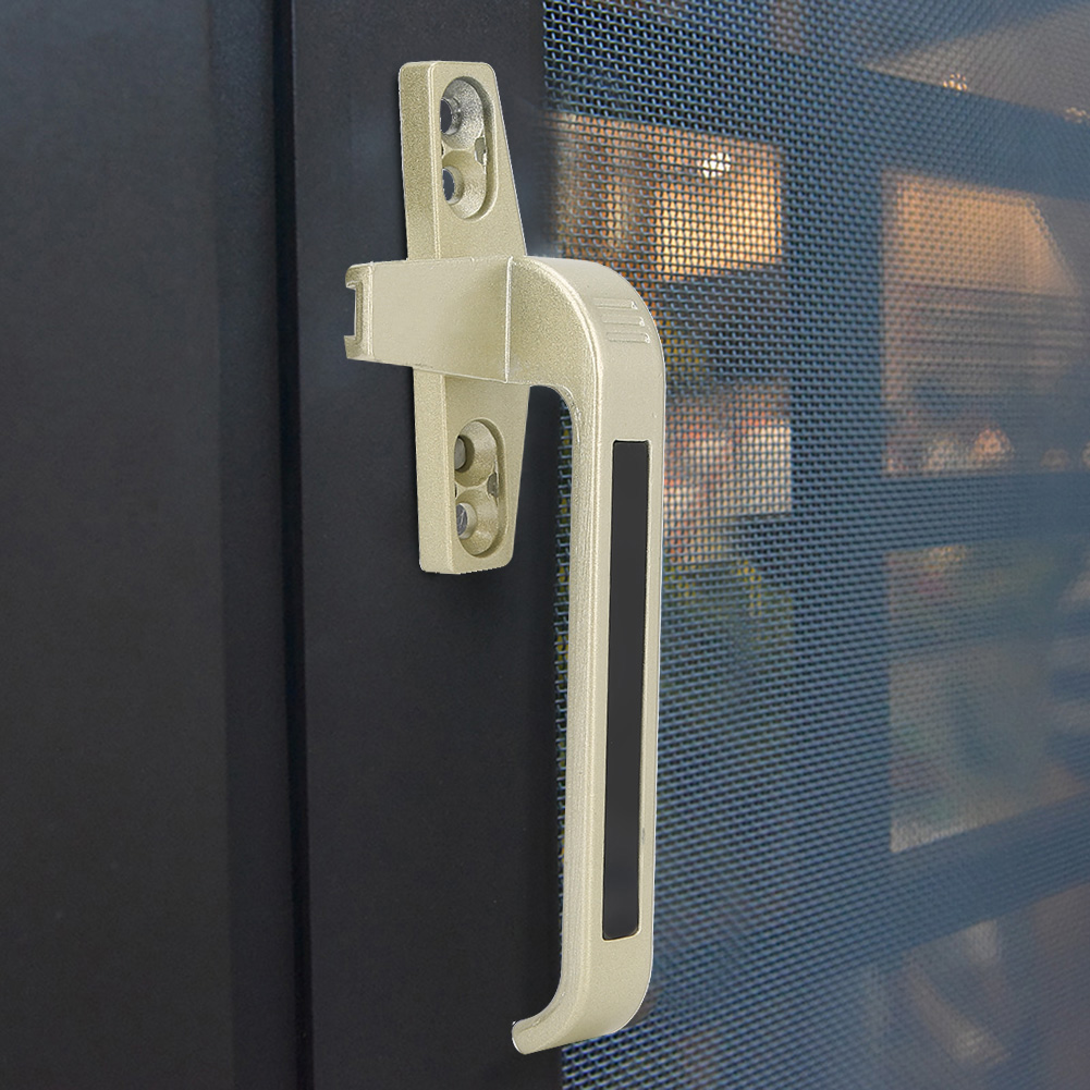 Fenstergriff, Druckknopf-fensterverriegelungsgriff Für Flach Öffnende Fenster Aus Aluminiumlegierung, Champagnerfarben, Rechter Griff