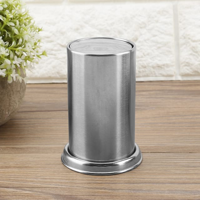 Zahnstocherhalter Aus Edelstahl, Ideal Für Hotel, Restaurant, Zuhause Oder Schreibtisch, Aufbewahrungsbehälter Für Wattestäbchen