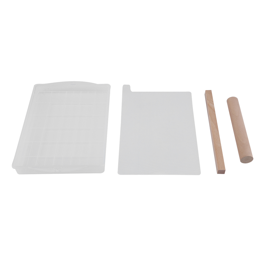 Silikon-nougatform, Antihaftmatte, Diy-schokoladen- Und Süßigkeitenwerkzeug-set Aus Holz