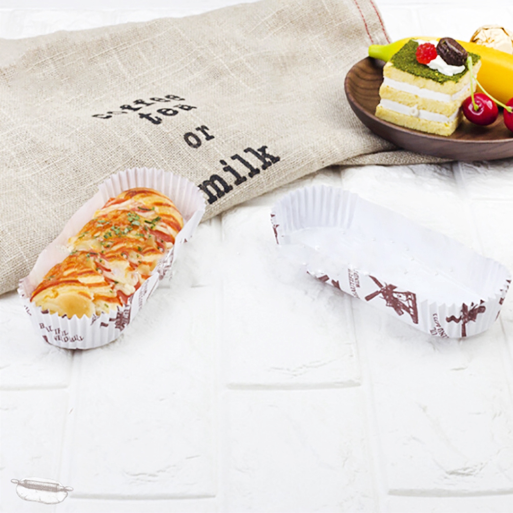 300 Stück Haushalts-cupcake-förmchen, Kuchenpapierförmchen, Küchen-gebäck-backzubehör (windmühlen-bootsform)