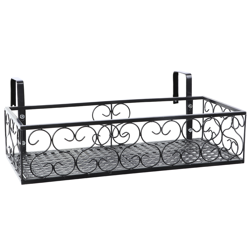 Hängendes Blumenregal Aus Eisen Für Balkon, Blumentöpfe Und Pflanzen, Ablagefläche Für Balkongeländer, Dekoration