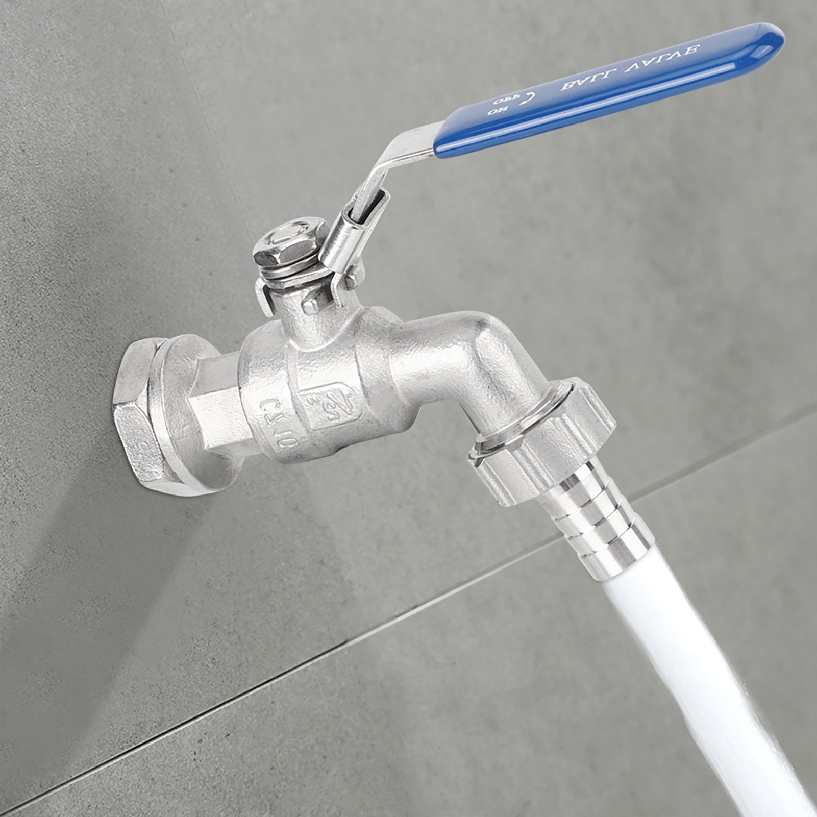 Edelstahlschlauch 1/2 Zoll Wasserhahn Kugelhahn Schweißlos Schott Tnp 13mm Schlauchtülle