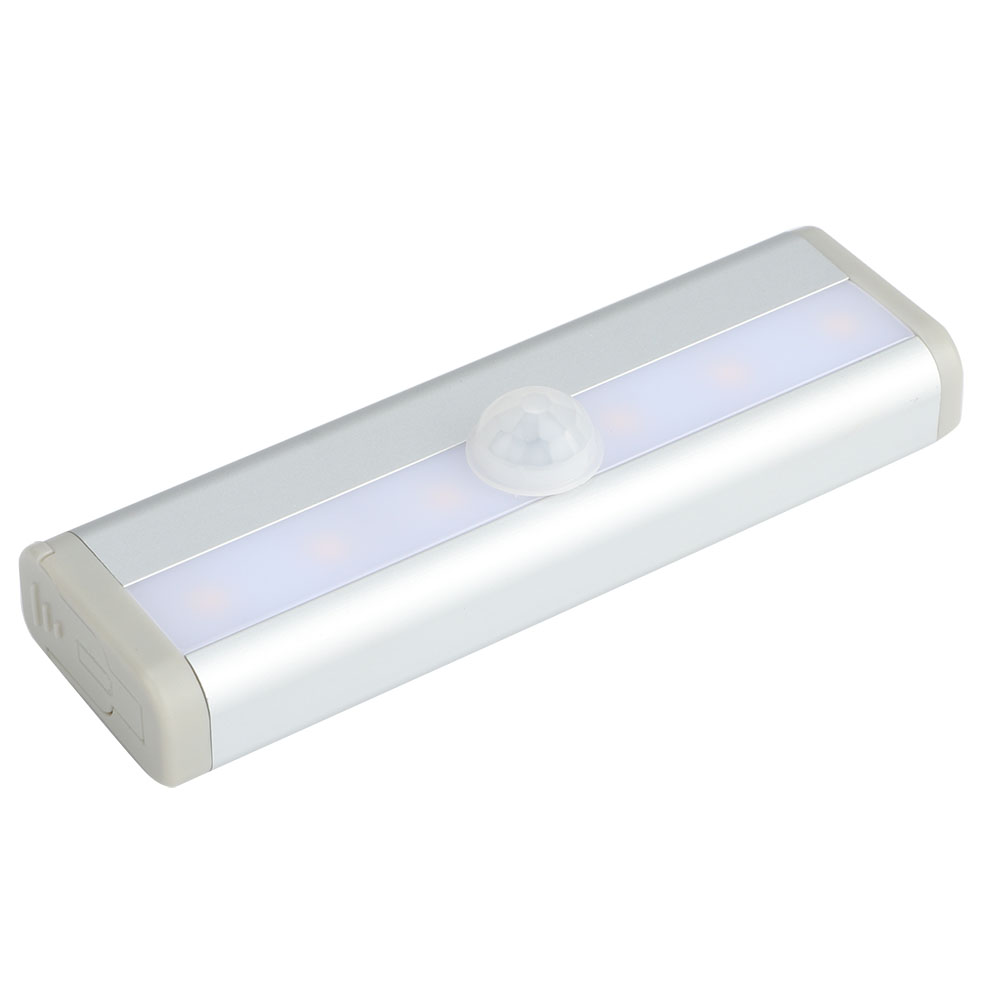 6 Leds Infrarot-bewegungsmelder-lampe Mit Bewegungssensor Für Schränke, Kleiderschränke Und Mehr – Warmweißes Licht