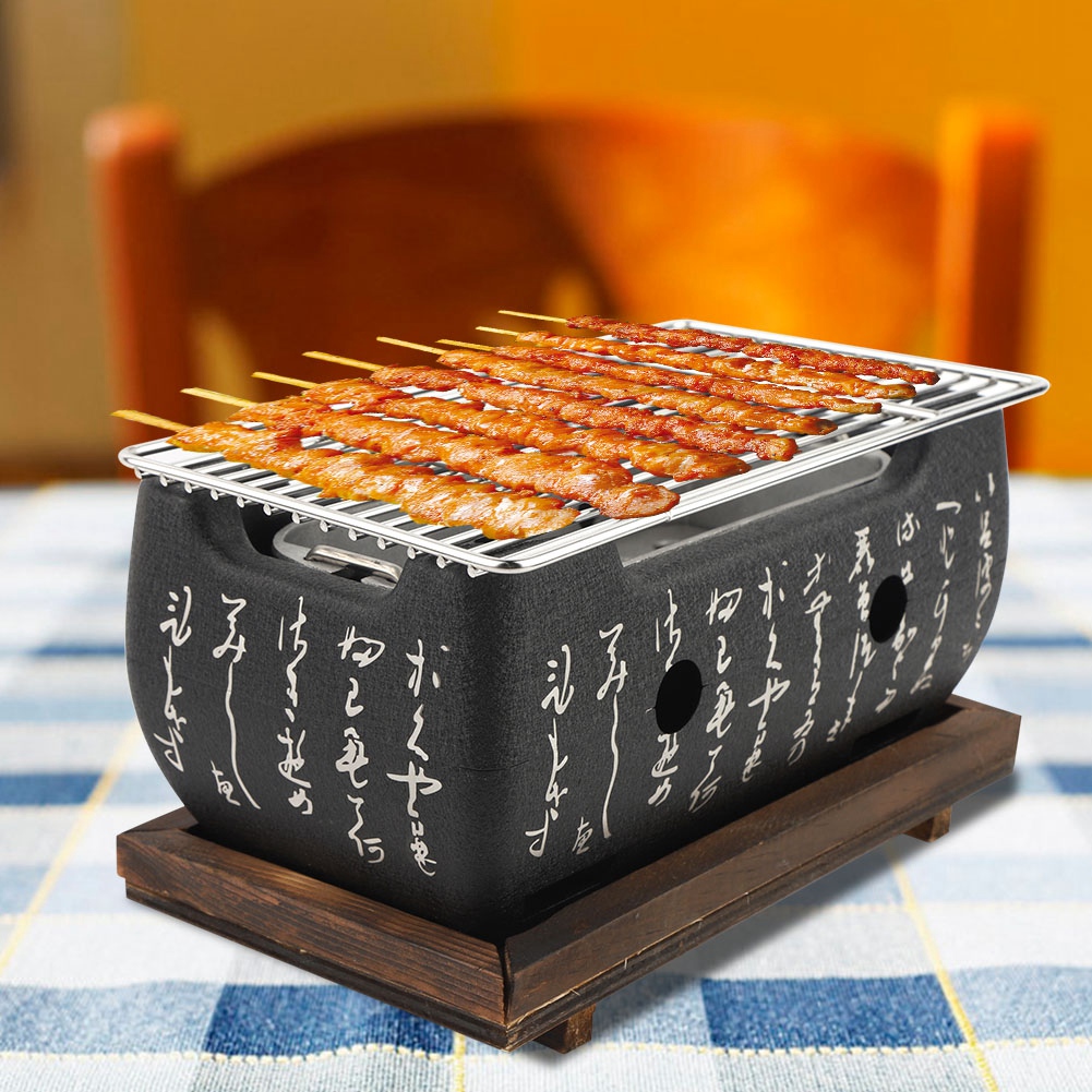 Rechteckiger Ofen, Japanische Küche, Holzkohleofen, Japanischer Spiritusgrill