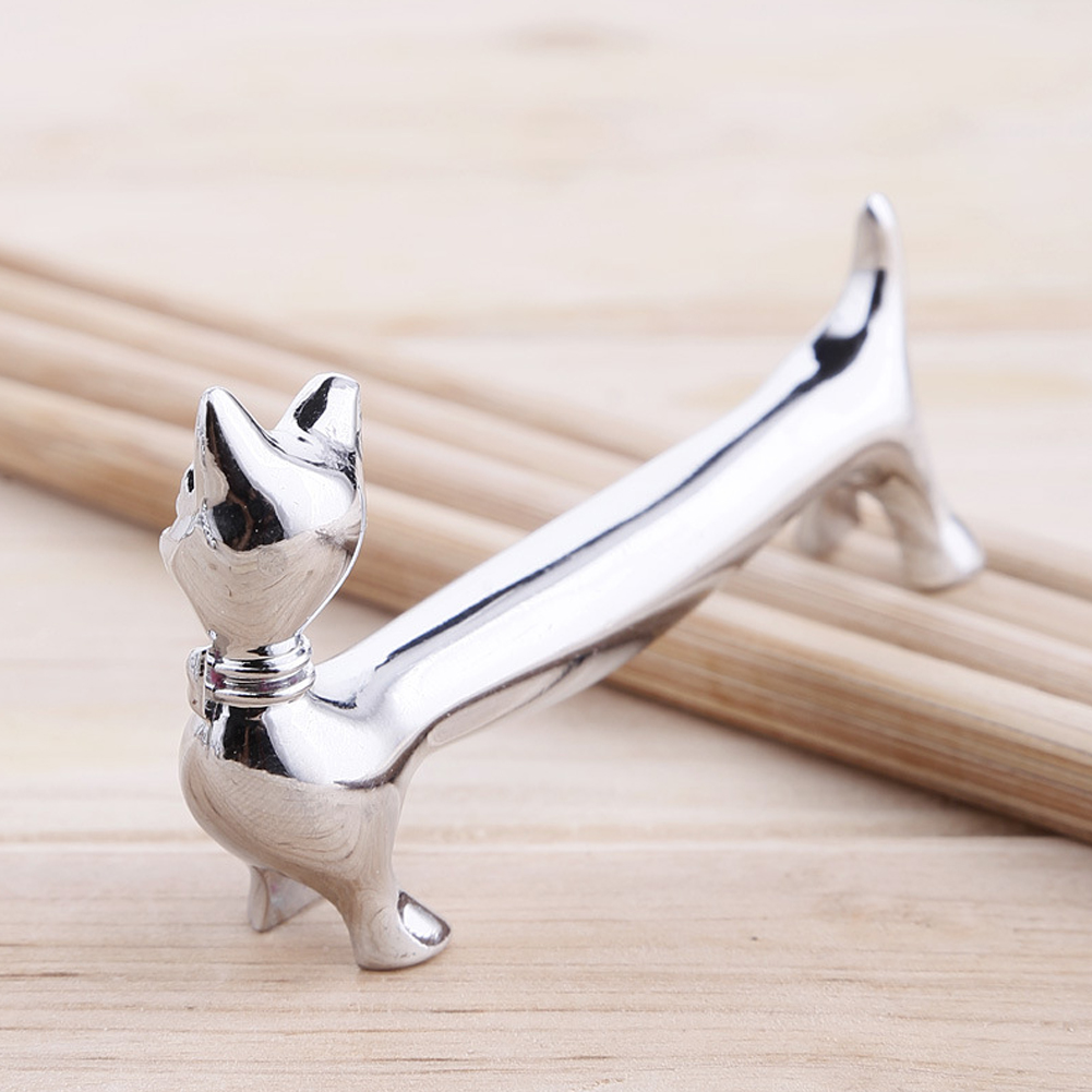 Langlebiger Essstäbchenhalter Mit Katzenmuster, Tischdekoration