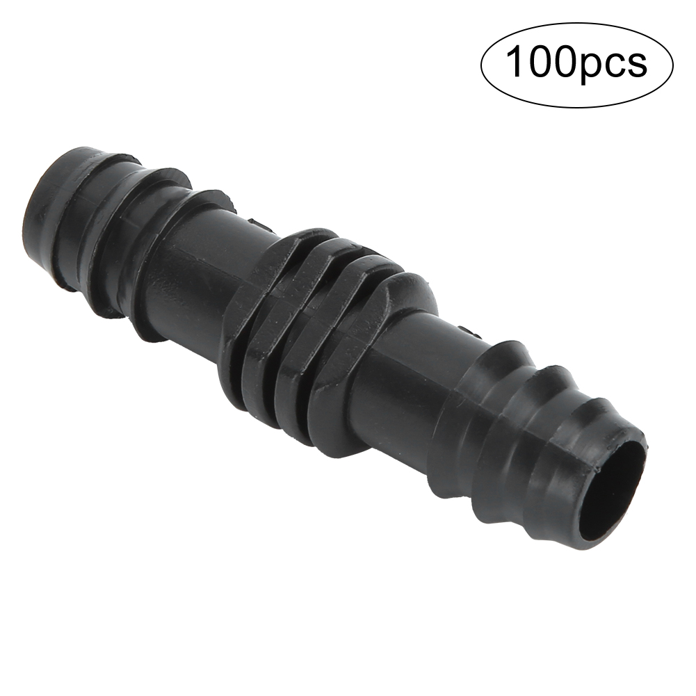 Schwenkbare Rohrkupplungsverbinder Aus Pp-zubehör Für Gartenbewässerungssysteme 16 Mm (100 Stück 16 Mm Gerader Durchgang)