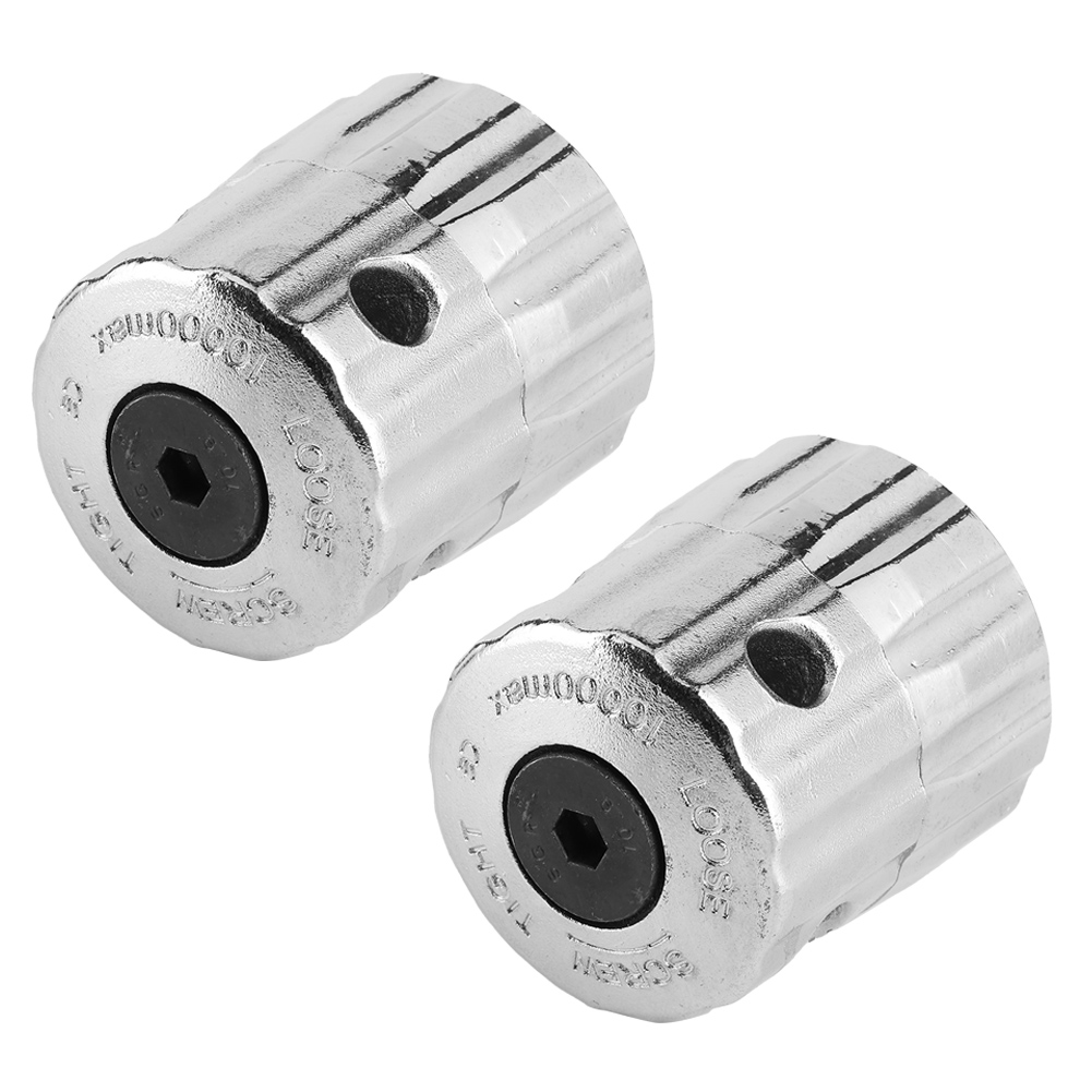 2-teiliges Set Rasentrimmerköpfe Aus Aluminiumlegierung Mit Passenden Fäden Als Ersatzzubehör Für Rasenmäher