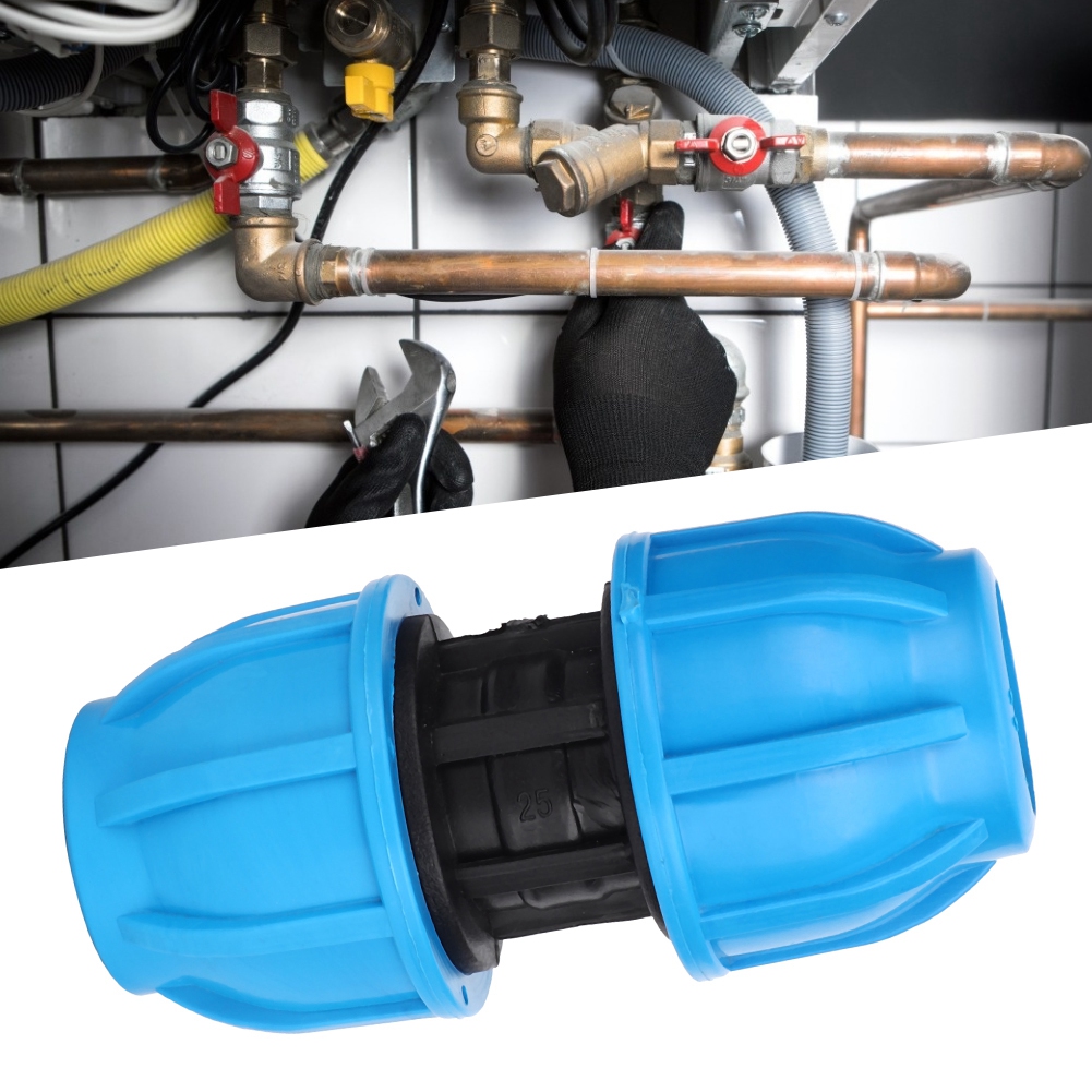 4 Stück Pe-kunststoff 25 Mm Auf 25 Mm Gerade Wasserrohrverbinder