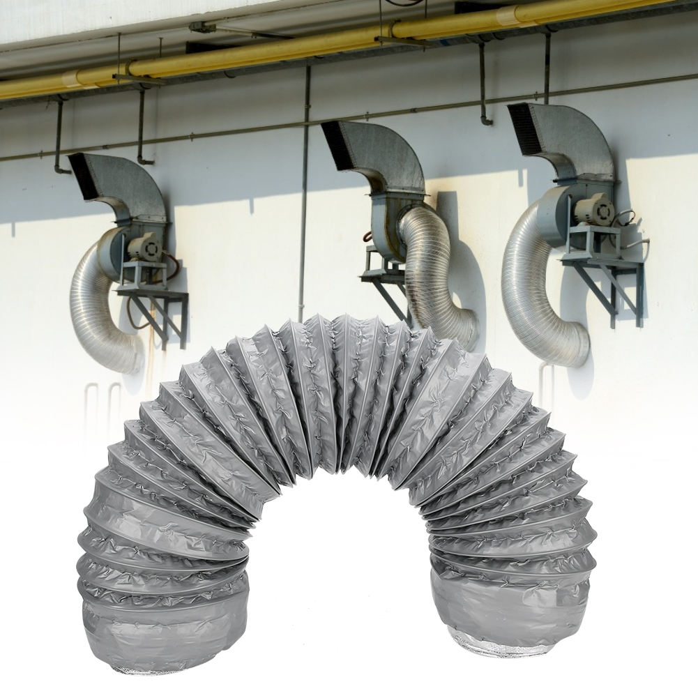 1 M Langer, Flexibler Abluftschlauch Aus Aluminiumfolie Für Küchenlüftung, Isolierung Und Geräuschreduzierung