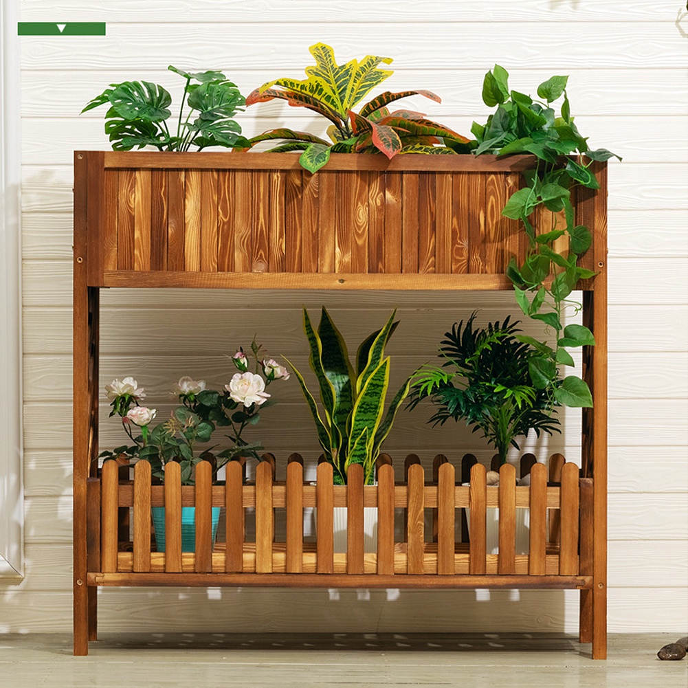 Pflanzenständer, Kräuterkasten, Pflanztopfhalter, Blumenständer Für Drinnen Und Draußen, Für Terrasse, Balkon, Garten