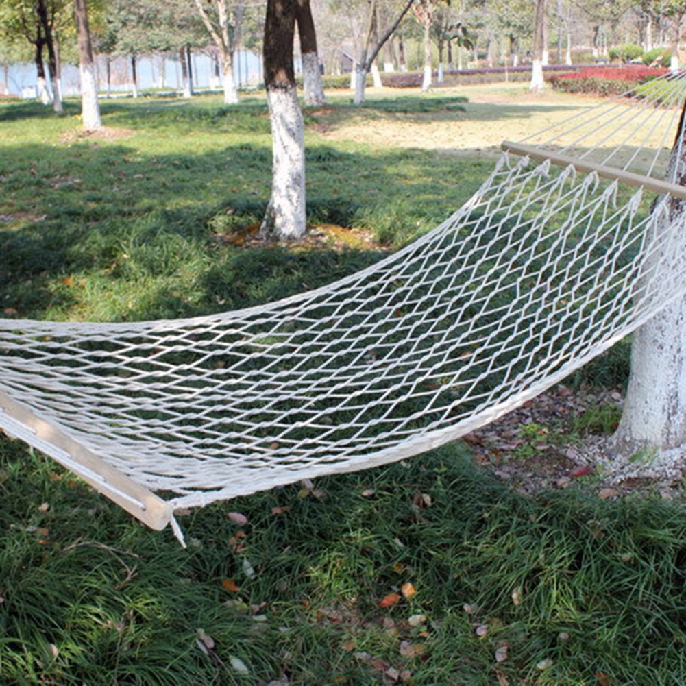 Tragbare Hängematte Aus Netzgewebe Für Garten, Reisen Und Camping