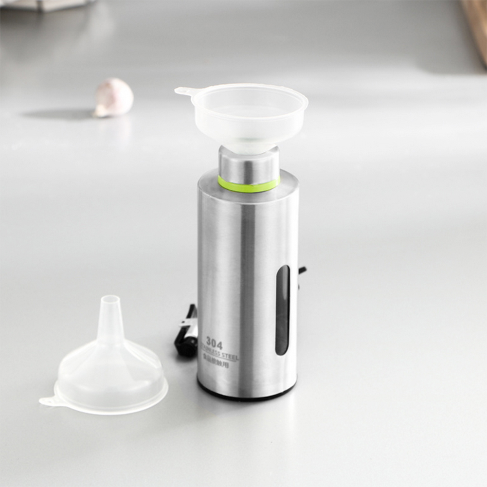 Ölflasche Aus Edelstahl, Auslaufsicher, Sojasaucen- Und Essigspender