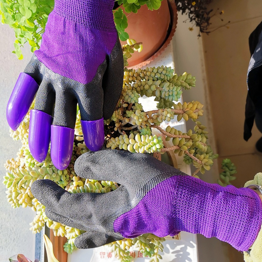 2 Paar Gartenhandschuhe Zum Graben, Pflanzen Und Jäten Für Damen Und Herren