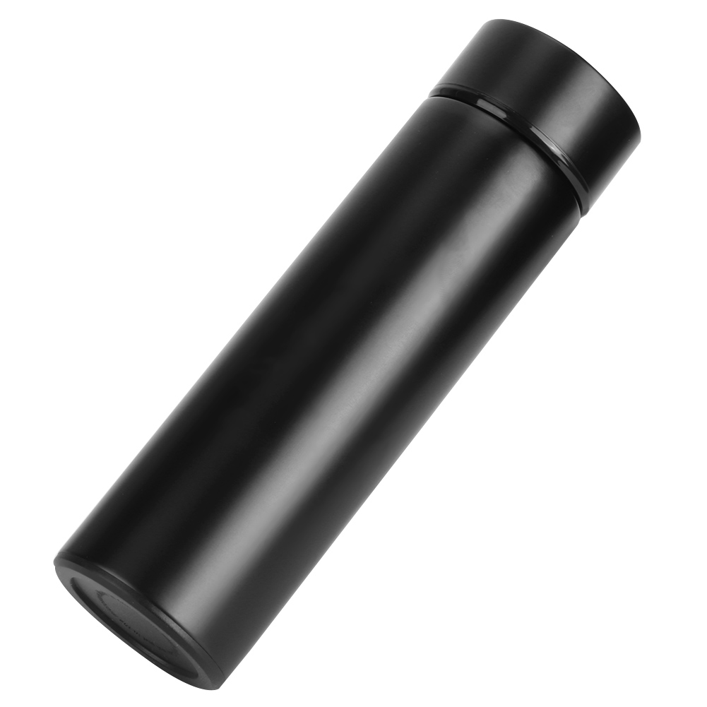 500-ml-vakuumbecher, Schlichte Und Moderne Edelstahl-isolierflasche Für Zuhause Und Büro, Matt Schwarz